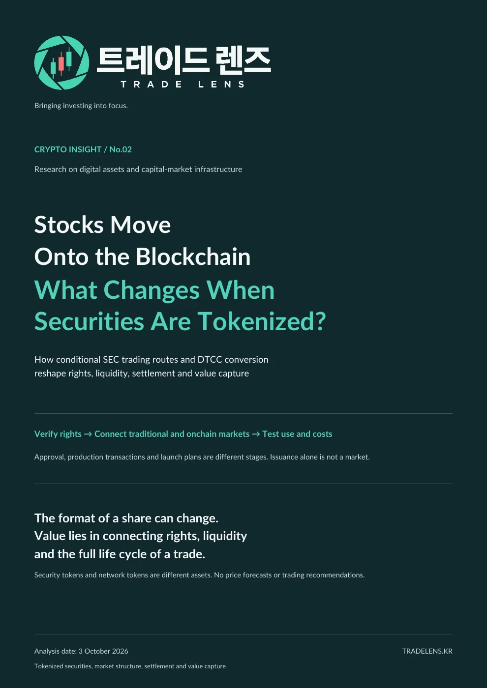 Stocks Move Onto the Blockchain — What Changes When Securities Are Tokenized? cover